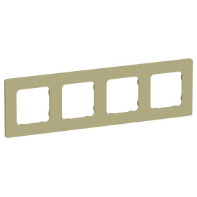 FLITE Рамка 4-мест. РУ-4-К-ФлО ол. IEK