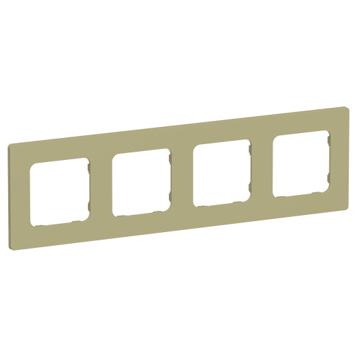 FLITE Рамка 4-мест. РУ-4-К-ФлО ол. IEK