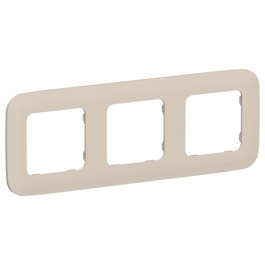 FLITE Рамка 3-мест. РУ-3-А-ФлЛ льн. IEK