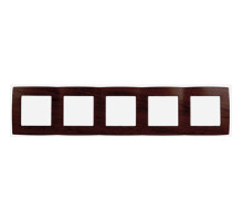 ЭРА 12-5005-10 Рамка на 5 постов, Эра12, венге (10/100/1600)