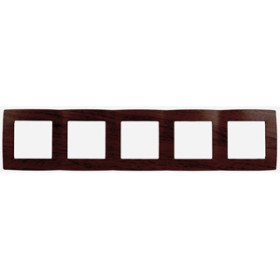 ЭРА 12-5005-10 Рамка на 5 постов, Эра12, венге (10/100/1600)