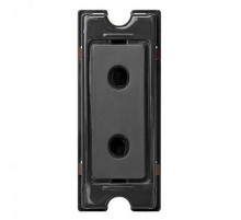 Simon 82 Centr. Графит Розетка 2P, 2к узкая 10А 230V