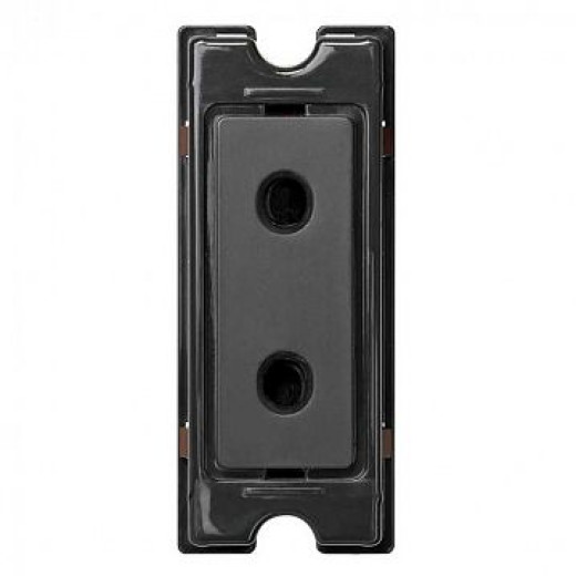 Simon 75 Графит Розетка 2P, 2к узкая 10А 230V