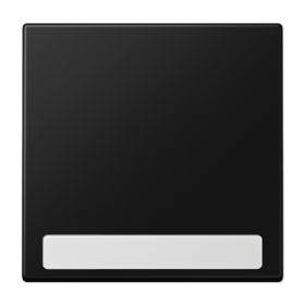 JUNG LS 990 Черный матовый Клавиша 1-ая с полем для надписи