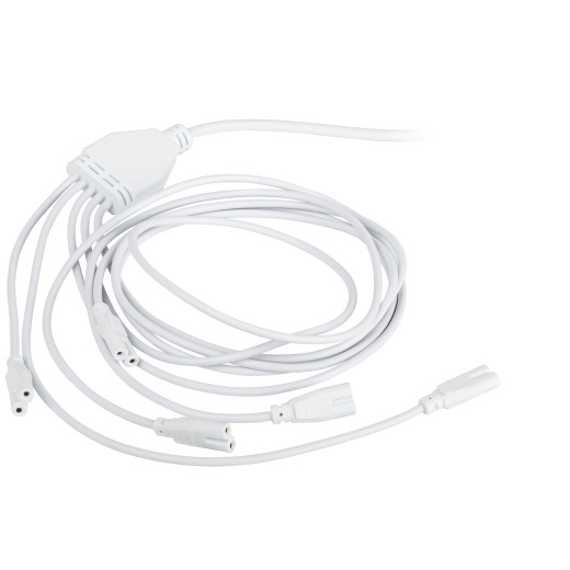 Разветвитель сетевой для линейных светильников ЭРА 5х IEC C7 2pin 2m для подключения 5 светильников