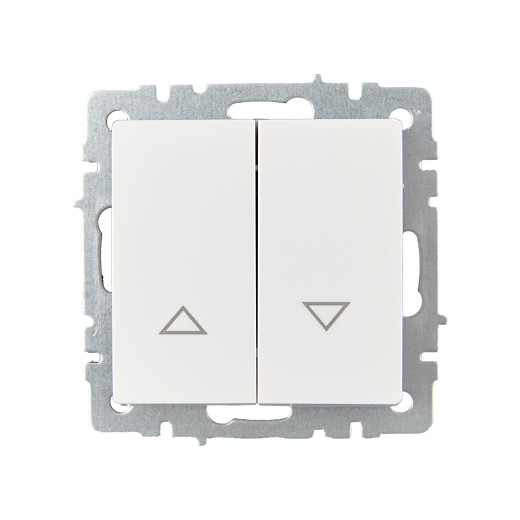 BRITE Выключ. жалюзи 10А ВС10-1-5-БрБ бел. IEK