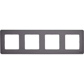 Legrand/Daccord INSPIRIA Дымчатый Рамка - 4 поста.
