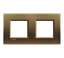 BT LL Бронза Рамка прямоугольная, 2+2 мод.