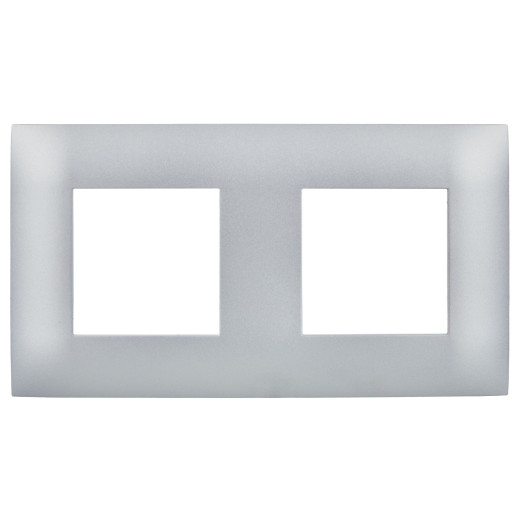 SKANDY Рамка 2-мест. SK-F02S сереб. IEK