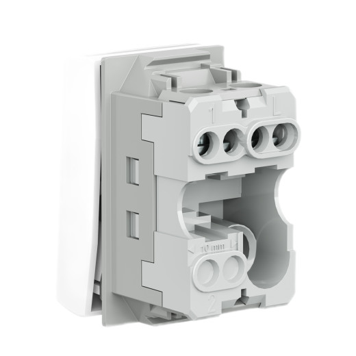 Выключатель однополюсный, Viva, 1 мод., белый