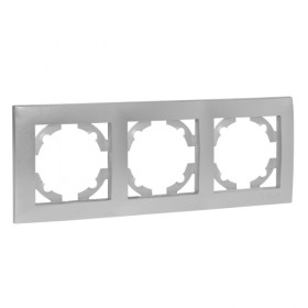 EKF PROxima Валенсия Рамка 3-местная сталь.