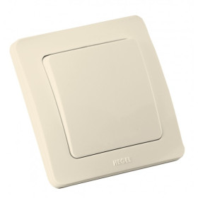 Hegel Мастер внутр Слоновая кость ВС10-331-01 Выключатель 1-клавишный, с самовозвр.