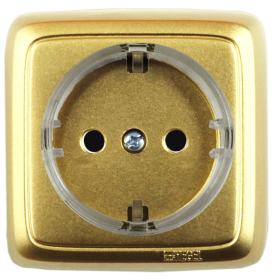 Hegel Альфа наруж Золото РА16-171-07 Розетка с/з