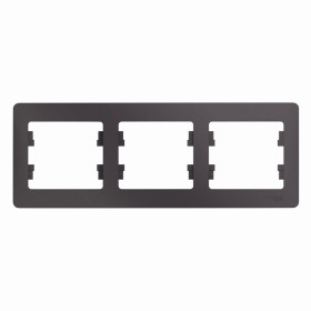 Systeme Electric Glossa Сиреневый туман Рамка 3-ая, горизонтальная