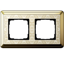 Gira ClassiX Art Латунь/Кремовый Рамка 2-ая
