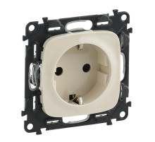 Legrand Valena ALLURE DIY Сл.кость Розетка 1-ая с/з, безвинт.зажим.