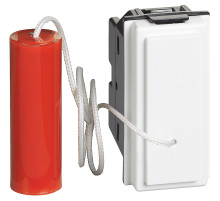 BT Living now Белый Механизм Переключатель со шнурком 1 мод.