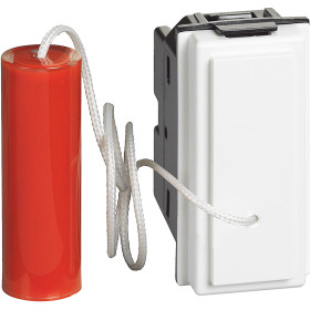 BT Living now Белый Механизм Переключатель со шнурком 1 мод.