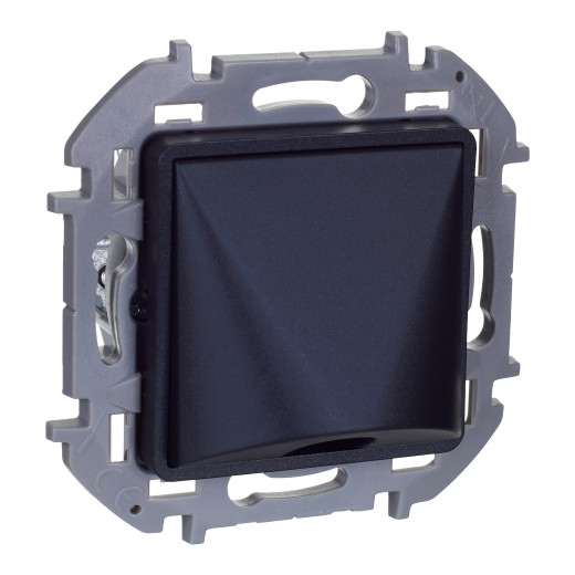 Вывод кабеля IP21 - Legrand/Daccord Inspiria - с зажимом для кабеля - антрацит