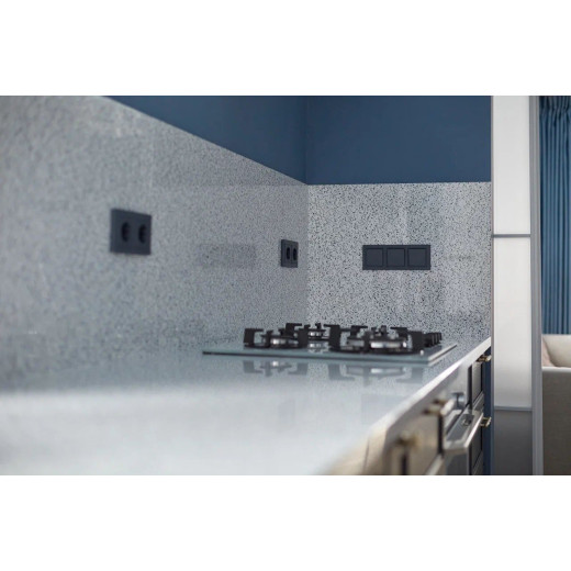 BRITE Рамка 3-мест. РУ-3-БрГ граф. IEK