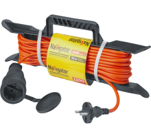 Navigator Удлинитель 93 924 NPE-F-30-X-2x1 на рамке б/з 30м (Россия)