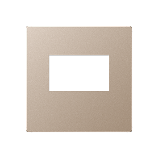 Kрышка для USB-зарядный устройств, без видимого винта, термопласт, шампань