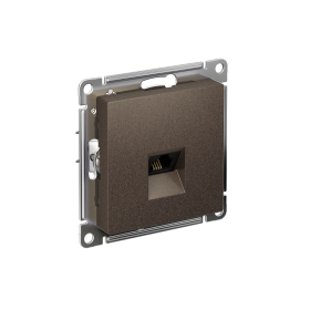 Systeme Electric AtlasDesign Мокко Розетка телефонная RJ11, механизм