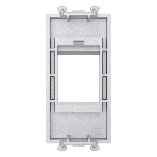 Адаптер без шторки для Keystone, Avanti, закаленная сталь, 1 модуль