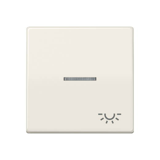 Клавиша для выключателя с окошком для подсветки и символом 