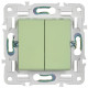 SKANDY Выключ. 2-кл. перекр. 10А SK-V06M мятн. IEK