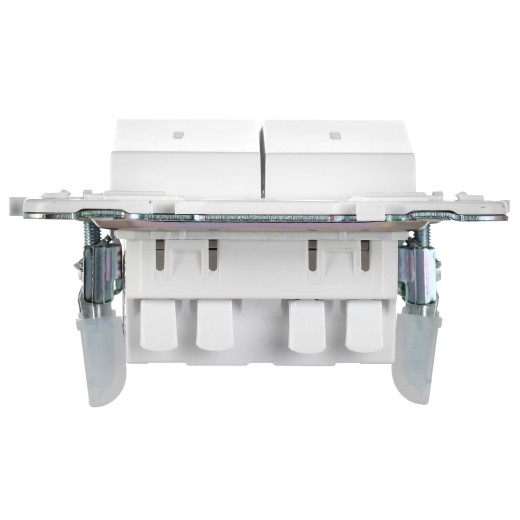 SKANDY Выключ. 2-кл. прох. с инд. 10А SK-V10W арк. бел. IEK