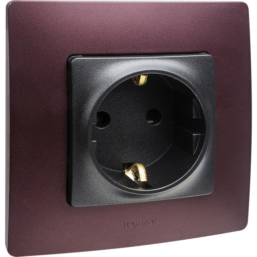 Рамка 1 пост - Legrand Etika - сливовый