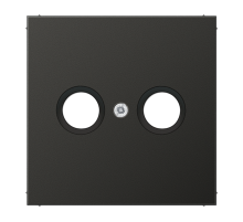 JUNG LS 990 Антрацит Накладка TV-FM розетки