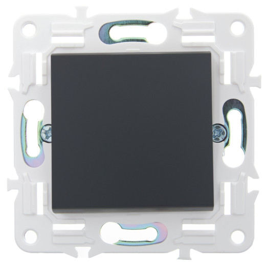 SKANDY Выключ. 1-кл. 10А SK-V01T титан IEK