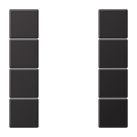 JUNG Набор накладок 4 группы, Dark