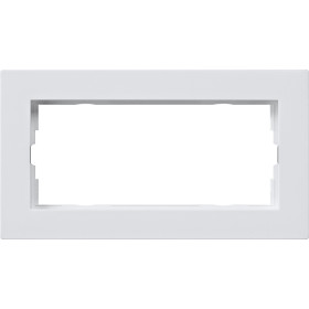 Gira E2 Белый Рамка 2-ая без перегородки заподлицо