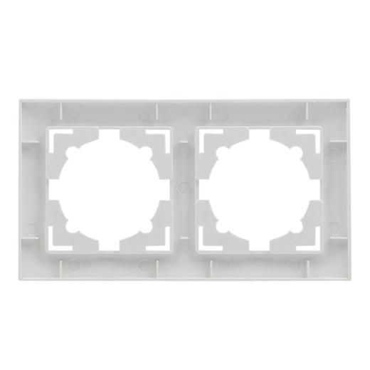 Валенсия рамка 2-местная белая EKF PROxima