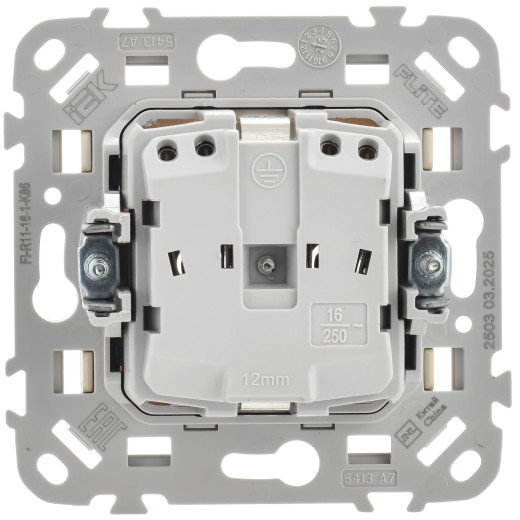 FLITE Роз. с з/к без з/ш б/к 16А РС11-1-ФлСл сл IEK