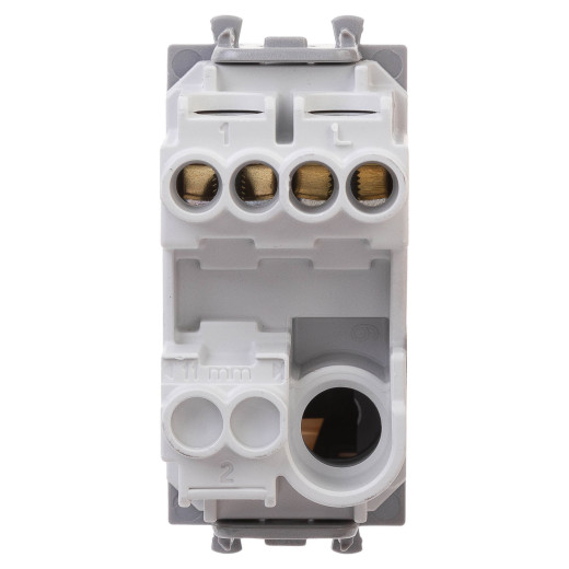 Кнопка модульная, Avanti, ванильная дымка, 1 модуль