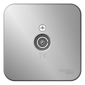 Systeme Electric Blanca наруж Алюминий Розетка TV, изолир. пластина