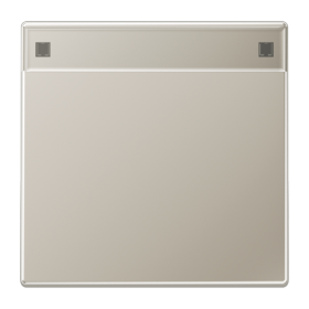 JUNG Клавиша для выключателя с полем для надписи благородная сталь