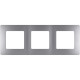Рамка 3 поста - Legrand Etika - алюминий