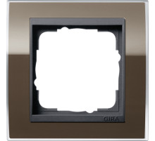 Gira Event Clear Коричневый/Антрацит Рамка 1-ая