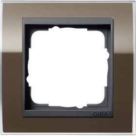 Gira Event Clear Коричневый/Антрацит Рамка 1-ая