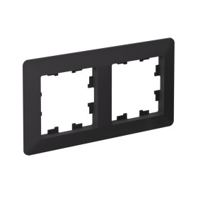 Systeme Electric AtlasDesign Air Карбон/дымчатый черный Рамка 2-ая