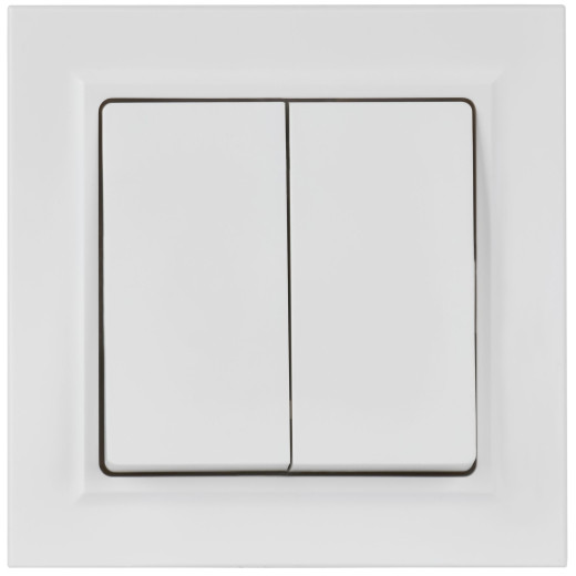 BRITE Выключ. 2-кл. 10А в сб. ВСР10-2-0-БрАБ а/б IEK