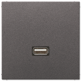 JUNG Мультимедиа разъём, антрацит