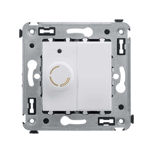 Диммер поворотный в стену, Avanti, белое облако