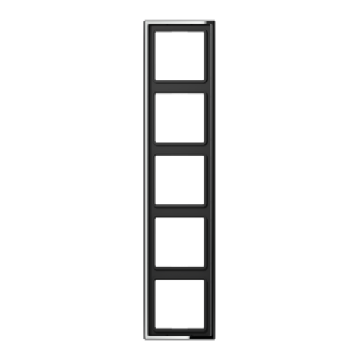 Рамка 5-кратная, полированный хром