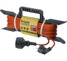 Navigator Удлинитель 93 931 NPE-F-30-E-3x1 на рамке c/з 30м (Россия)